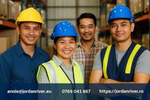 Jordan River colaborează cu tine pas cu pas, de la selecție până la integrarea în echipă a muncitorilor asiatici