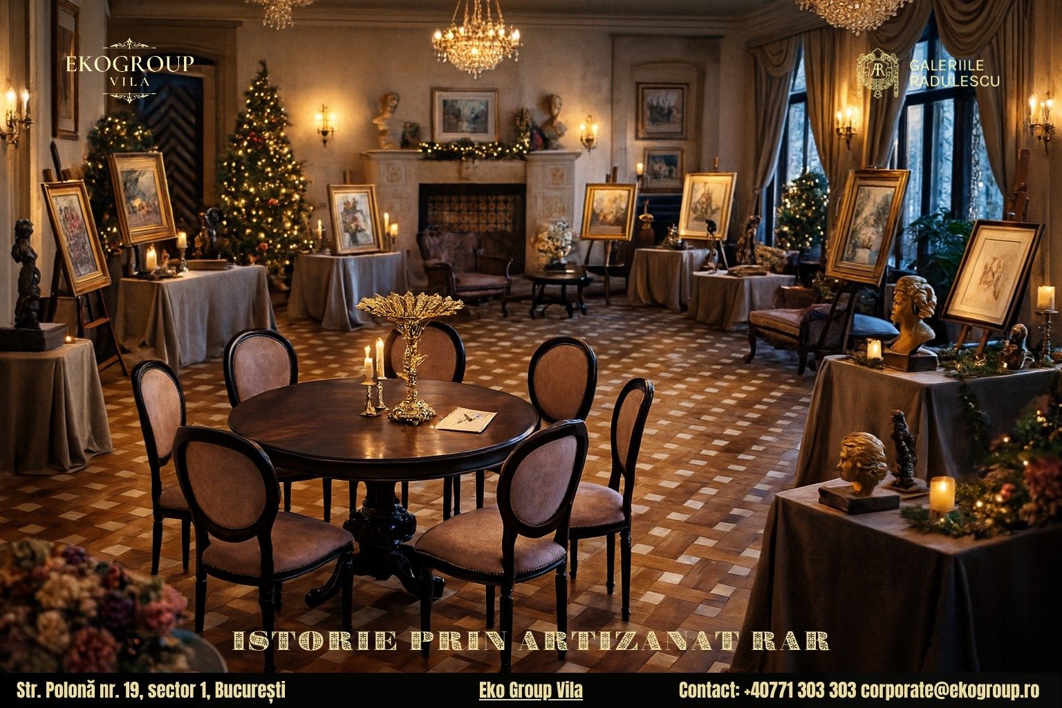 Istoria Crăciunului: o călătorie evocatoare în atmosfera anilor ’30 la Eko Group Vila